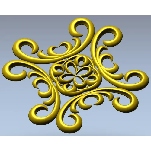 Розетка декоративная - 3D модель STL для ЧПУ