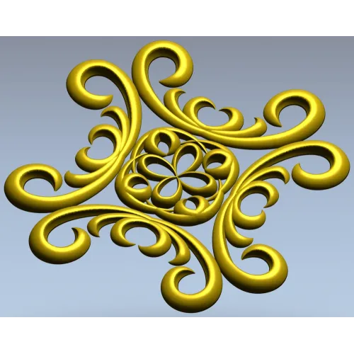 Розетка декоративная - 3D модель STL для ЧПУ