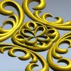 Розетка декоративная - 3D модель STL для ЧПУ