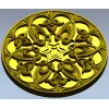 Ornamental Star Rosette STL 3D Model for CNC