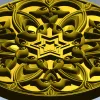 Ornamental Star Rosette STL 3D Model for CNC