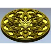 Ornamental Star Rosette STL 3D Model for CNC