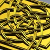 Square Celtic Rosette STL for CNC