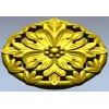 Розетка "Пышный цветок" - 3D модель STL для ЧПУ