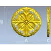 Розетка "Пышный цветок" - 3D модель STL для ЧПУ