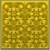 Baroque Spiral Rosette Panel STL 3D Model for CNC