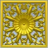 Розетка "Солнечный картуш" - 3D модель STL для ЧПУ