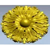 Acanthus Sun Rosette - STL 3D model for CNC milling