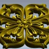 Розетка "Златоцвет" - декоративная 3D модель STL для ЧПУ