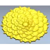 Floral Rosette Relief STL for CNC Router