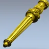 3D модель мебельной ножки Людовик - STL для ЧПУ