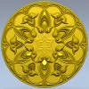 Звёздная розетка - 3D модель STL для ЧПУ фрезера