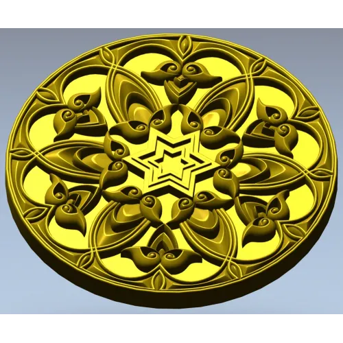 Звёздная розетка - 3D модель STL для ЧПУ фрезера