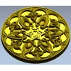 Звёздная розетка - 3D модель STL для ЧПУ фрезера