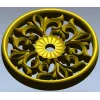 Розетка "Цветочный вензель" - 3D модель STL для ЧПУ