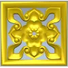 Квадратная розетка "Росинка" - stl модель для ЧПУ