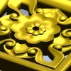 Квадратная розетка "Росинка" - stl модель для ЧПУ
