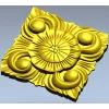 Розетка Витая Роза - 3D модель STL для ЧПУ