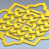 Розетка с кельтским плетением - 3D модель STL для ЧПУ