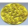 Celtic Knot Rosette STL 3D Model for CNC