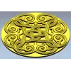 Celtic Knot Rosette STL 3D Model for CNC