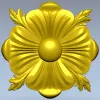 Розетка Лотос - STL для ЧПУ