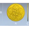 Лотосовая розетка - stl модель для ЧПУ
