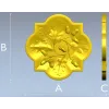Розетка "Дубовые жёлуди" - 3D модель STL для ЧПУ