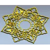 Sunburst Lace Rosette STL for CNC carving