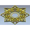 Sunburst Lace Rosette STL for CNC carving