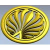 Веерообразная розетка - 3D модель STL для ЧПУ, декоративный медальон