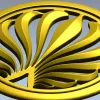 Веерообразная розетка - 3D модель STL для ЧПУ, декоративный медальон