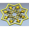 Starflower Rosette - STL 3D model for CNC