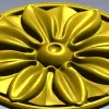 Розетка "Солнечный медальон" - 3D модель STL для ЧПУ
