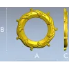 Розетка "Барокко" - 3D модель STL для ЧПУ