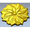 Starleaf Rosette - STL 3D model for CNC carving
