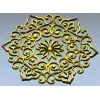 Ажурная розетка "Солнечный цветок" - 3D модель STL для ЧПУ