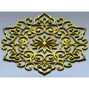 Ажурная розетка "Солнечный цветок" - 3D модель STL для ЧПУ