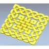 Кельтская квадратная розетка - 3D модель STL для ЧПУ