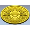 Sunburst Rosette - STL 3D model for CNC milling