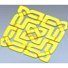 Квадратная розетка "Узловой орнамент" - STL 3D модель для ЧПУ