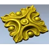 Acanthus Square Rosette STL for CNC Milling