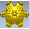Рельефная цветочная розетка - 3D модель STL для ЧПУ
