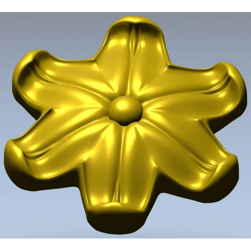 Рельефная цветочная розетка - 3D модель STL для ЧПУ
