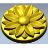Розетка "Солнечный цветок" - 3D модель STL для ЧПУ