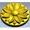 Розетка "Солнечный цветок" - 3D модель STL для ЧПУ