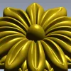Daisy Rosette STL 3D Model for CNC