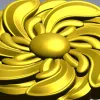 Розетка "Солнечный вихрь" - 3D модель STL для ЧПУ