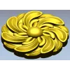 Розетка "Солнечный вихрь" - 3D модель STL для ЧПУ