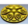 Розетка с бутонным орнаментом - 3D модель STL для ЧПУ